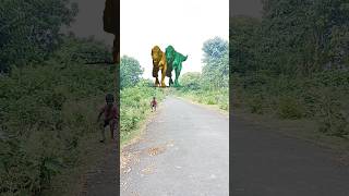 Big Dinosaur chase T-Rex chasing part- 763 #shorts #dinosaur #youtube #dinosaurs #youtubeshorts