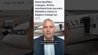 Latest Delta change is DEVASTATING for SkyMiles members #shorts