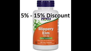 Discount - Now Foods, Slippery Elm, 400 mg, 100 Veg Capsules Review