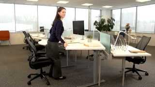 How to use Humanscale's Float Height-Adjustable Table