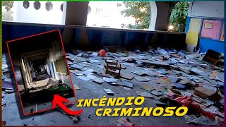 Incêndio Criminoso na Escola Abandonada parte:2 /RJ