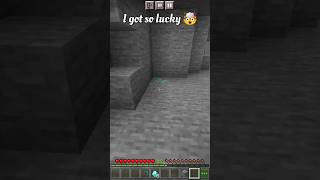 Minecraft I Got So Lucky' 🤯 #shorts #minecraft #viral