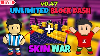 India Server Stumble Guys Live Unlimited Block Dash #stumbleguys #stumbleguyslive #blockdash #bd