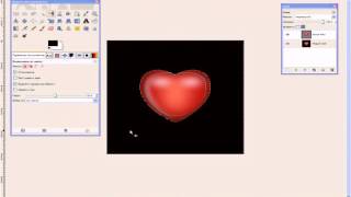 урок в GIMP "ПЫЛАЮЩЕЕ СЕРДЦЕ".