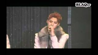 [CLIP] MBLAQ singing RUST @ their 1st offcl fanmeeting.