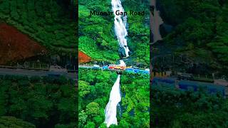 Munnar Gap road waterfall.   #munnar #kerla #shorts #reels #travel #waterfall #gaproad #bikeride