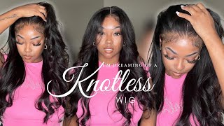 This SKIN MELT Knotless wig makes installs Easier and beginner-friendly! ft. Afsisterwig hair