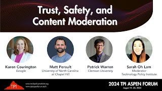 Trust, Safety, and Content Moderation