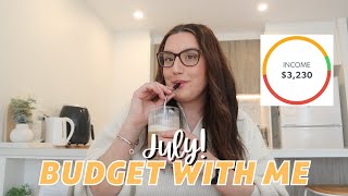 JULY BUDGET WITH ME (ON A LOW INCOME) Monthly Expenses, Renting, Investment property Expenses