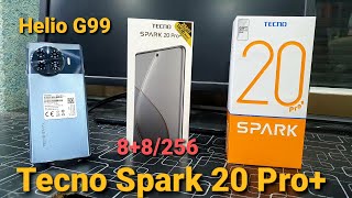 Tecno Spark 20 Pro Plus Unboxing || #Tecno #spark  Review Chipset Helio G99 || Best Gaming Phone