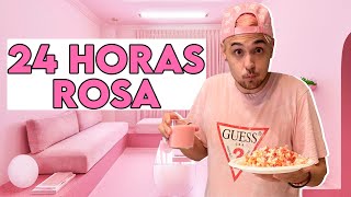 24 HORAS COMIENDO EN UN MUNDO ROSA | ME LLAMO DANI