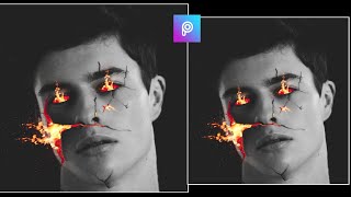 Fire Face Editing In Picsart // Lightroom // Picsart New Editing Tutorial