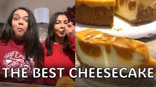 My sister exposed her secret to the MOST AMAZING cheesecake 🤫🙈