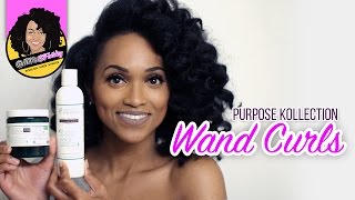 Wand Curls on Natural Hair