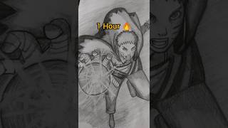 10 second 10 minute 1 Hour - Drawing Naruto - How to draw Naruto Uzumaki ?