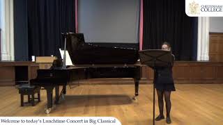 Lunchtime Concert (4F), 18 September 2020