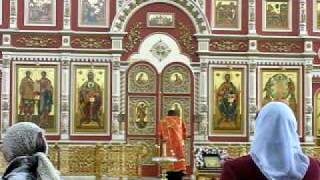 Khabarovsk Church of the Transfiguration singing