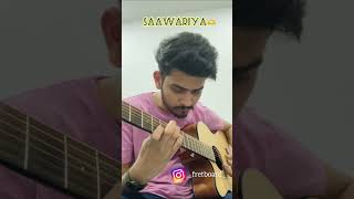 Must Try song on guitar 🤔🤯 | Saawariya | Shubham Srivastava #shortsfeed #shortsviral