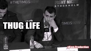 THUG LIFE - Makwan Amirkhani UFC Post Fight Press Conference Sweden