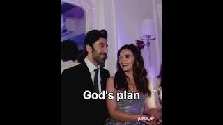 God's plan..🤌💖 | Ranbir-Alia 💞🧿 | #shorts #bollywood #quotes #trending #viralvideo #music #love