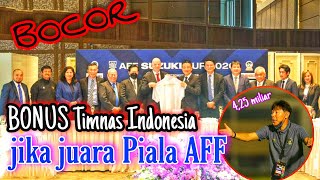 🔴BOCORAN!! Bonus Timnas Indonesia jika juara PIALA AFF 2020 || SIAP JUARA🔥🔥