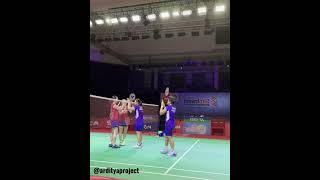 Greysia/Apriyani raih posisi Runner Up Indonesia Open 2021 #shorts