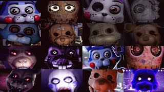 All FNAC JUMPSCARES in 1 Minute! (2015-2023) | FNAC 1, 2, 3, Remastered