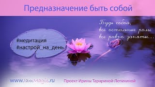 Утренний настрой на день. Открытие источника любви и света