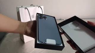 Unboxing Sierra Blue IPhone 13 pro max