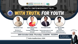 Youth Empowerment Talk : With Truth, For Youth