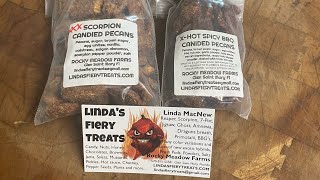 #spicy pecans from Linda’s Fiery Treats!🌶🔥 These things are rediculous!! Thanks Miss Linda👊🏻🐻