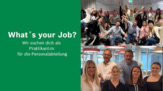 What's Your Job: Wir suchen dich als Praktikant:in in der Personalabteilung