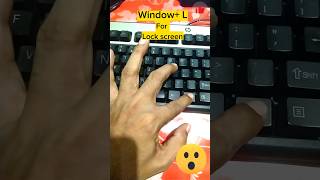 How to lock computer with shortcut key? #shorts #youtubeshorts #trendingshorts #search & solution.