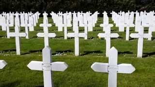 the graves of French soldiers of  World War 1.France. Le Mans.