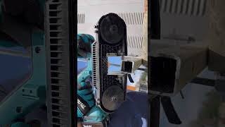 Testing the band saw Makita \ Тестируем пилу ленточную Макита