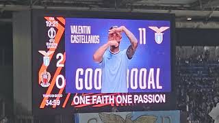 03.10.2024 Lazio-Nizza Raddoppio della Lazio ci pensa il #taty #castellanos