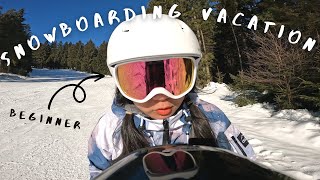 Winter vacation | Snowboarding as a beginner, Czech Republic, Großer Arber