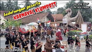 Peserta Karnaval Klumprit Mulai Berdatangan -Pawai Kemerdekaan HUT RI 79