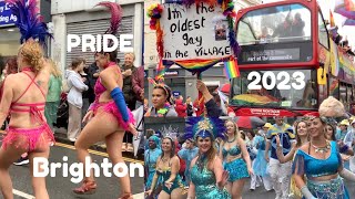 PRIDE Parade in BRIGHTON 2023, LGBTQ, Pride Parade, Pride weekend, U.K. Pride, highlights