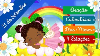 CALENDÁRIO 21 DE SETEMBRO l 🌳🌸 Especial Dia da Árvore e Primavera🌈 l Aula Completa