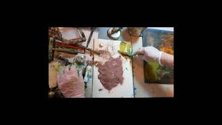 Oil and Cold Wax Painting Experiment, Part One: Adding Marble Dust or Sand