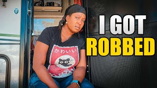 I GOT ROBBED! Living in My Camper Van in Las Vegas (RV Life)