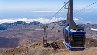 Mount teide and cable car 🚡 virtual tour 4k 60fps