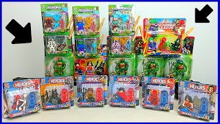 22 Bonecos Legos Liga da Justiça, Super Heróis, Minecraft, Tartarugas Ninja-Super Coleção de Bonecos