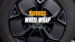 Wheel Cover Wrap for R1T / R1S - Install Guide - RIVBROS