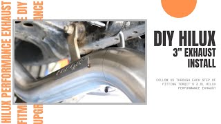 FULL EXHAUST INSTALL! How To Fit Torqit’s 3” Hilux Exhaust