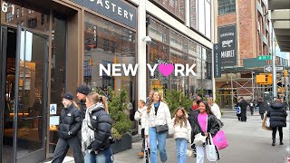 [4K]🇺🇸 NYC Walk🚕🗽: West Village, Meatpacking District, Chelsea Market. Jan. 26,  2024