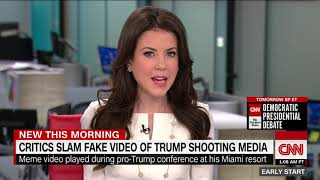 Violent video depicts Trump shooting media and critics