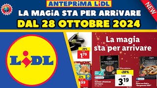 Volantino LIDL dal 28 ottobre al 3 novembre 2024 🛒 Sconti fino al 33%  🟩⬜️🟥 #anteprima