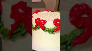 Christmas cake decoration🎅🏼 FIREPLACE CAKE